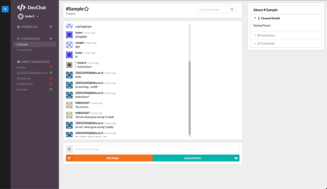 Dev Chat
