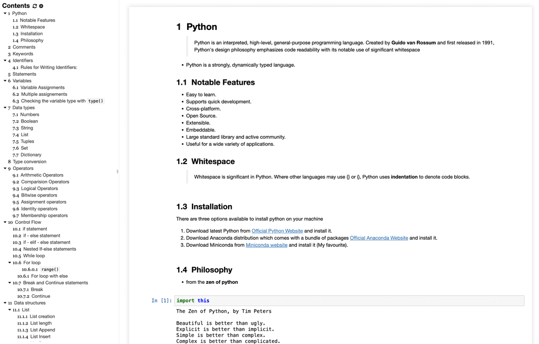 Python Notebook